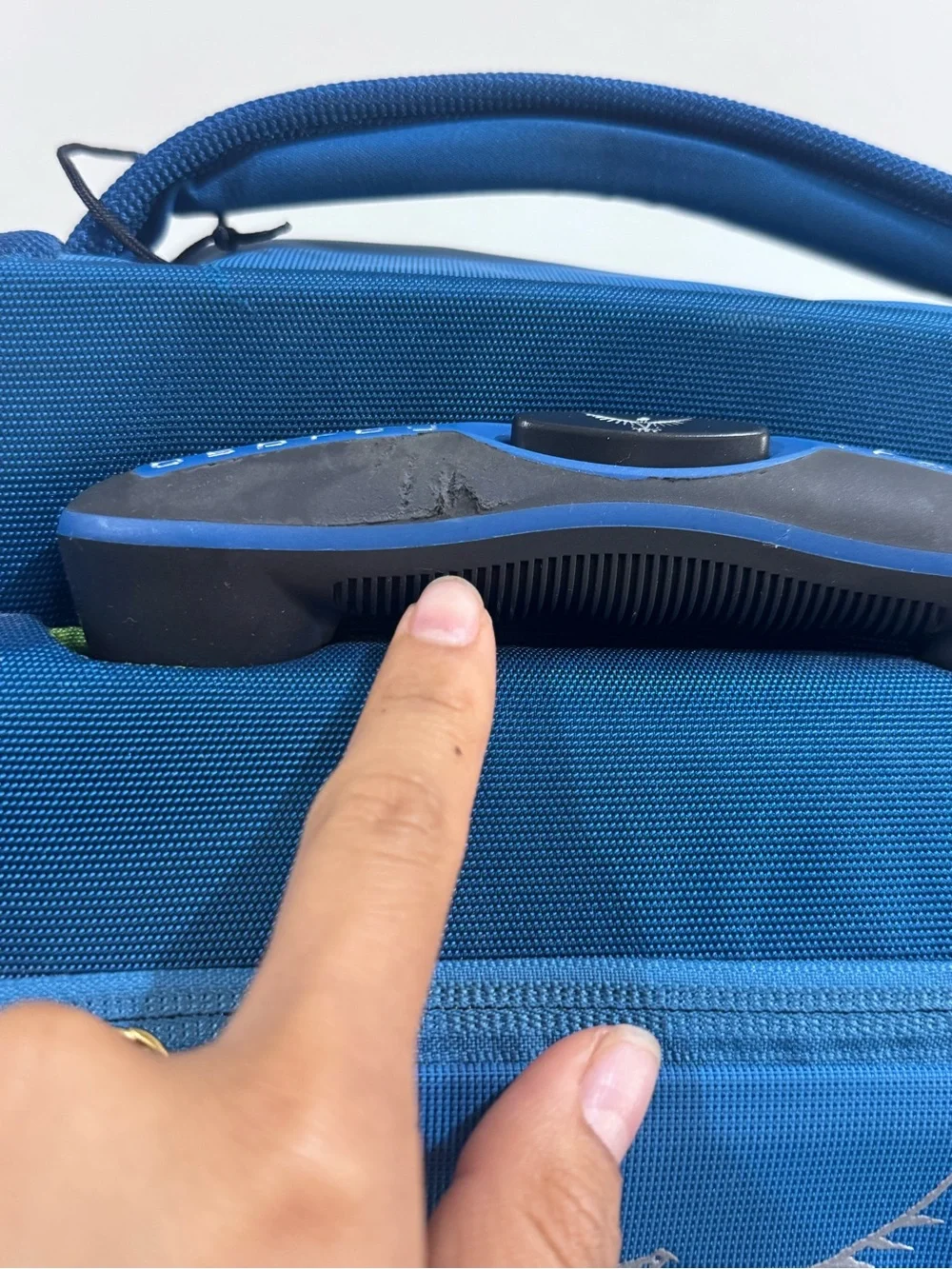 OSPREY Teal Blue Rolling Travel Pack